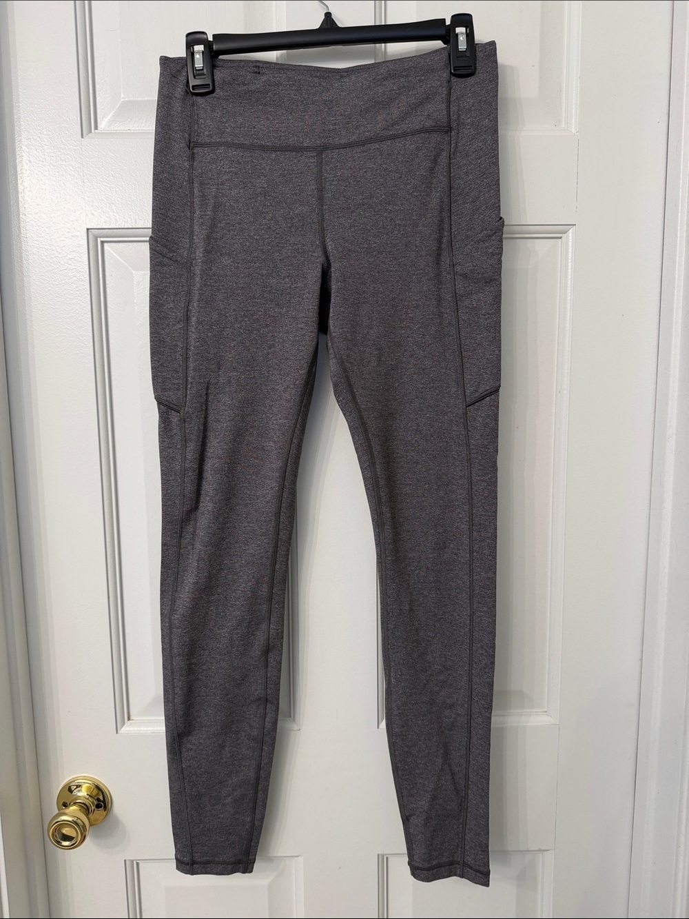 lululemon athletica Heathered Charcoal High-Rise Pocket Leggings